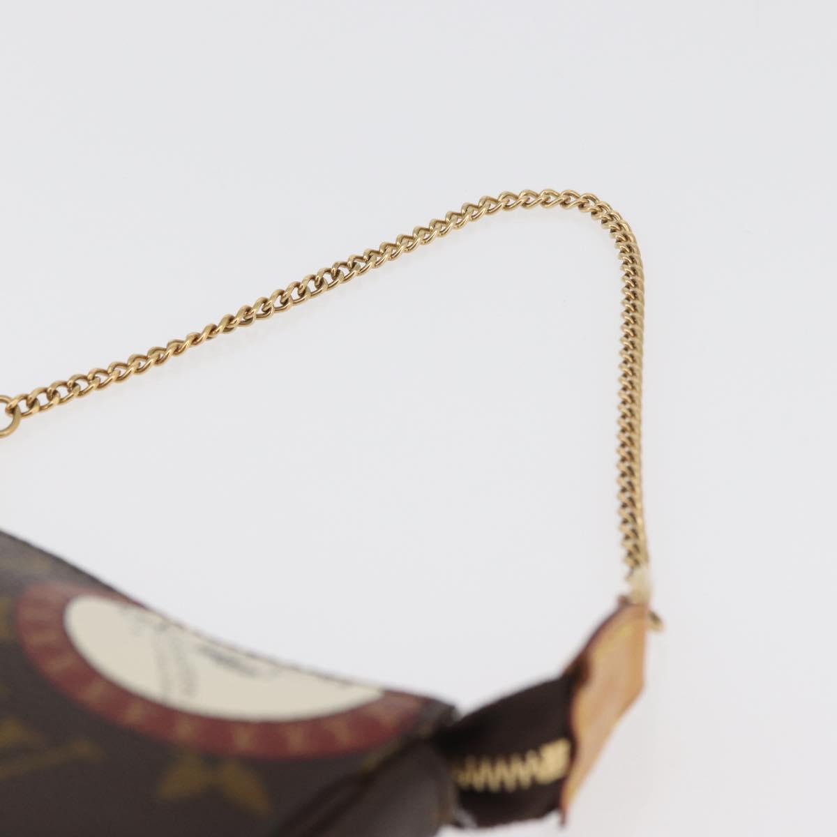 LOUIS VUITTON Monogram Patch Mini Pochette Accessoires Pouch M95804 Auth 181966V