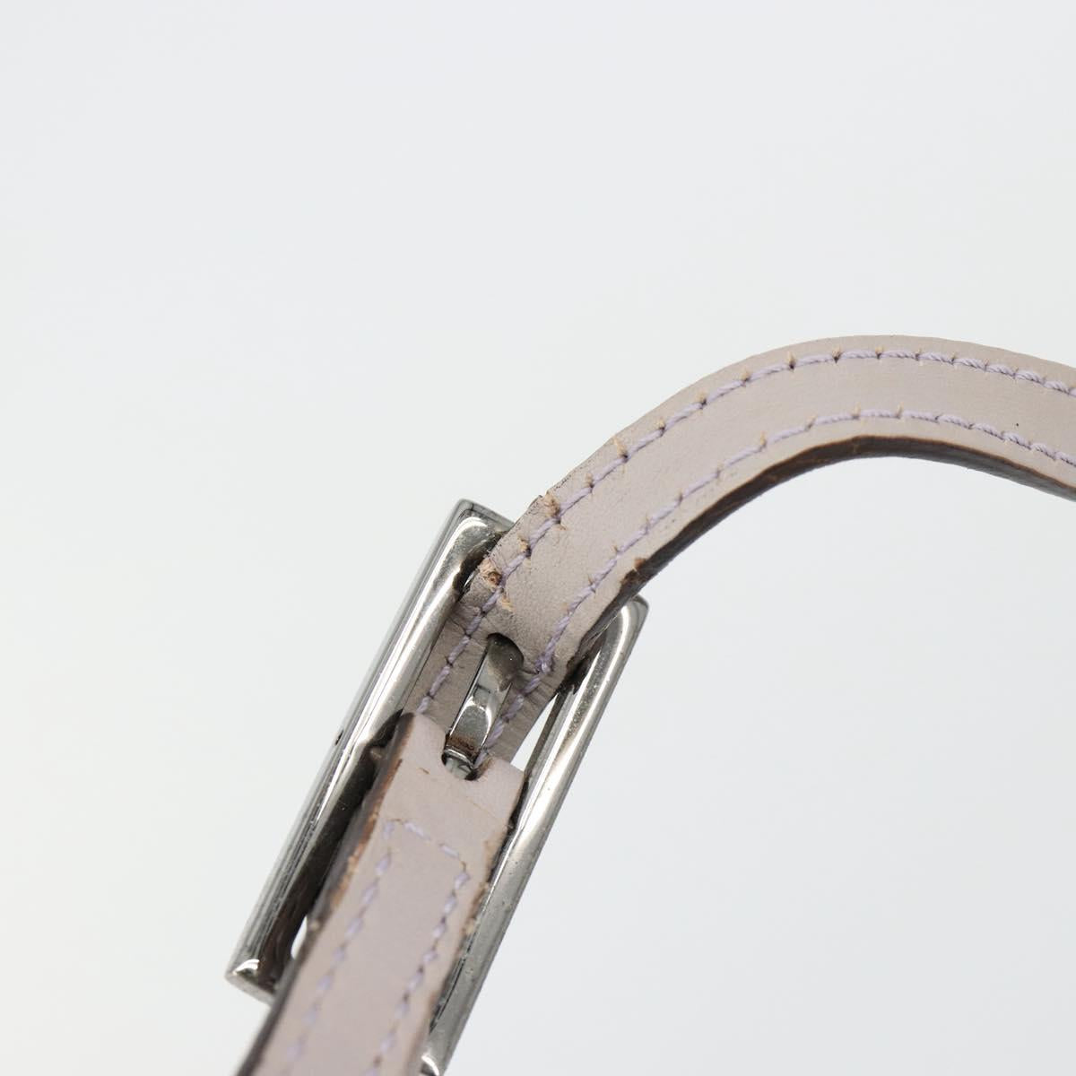 GUCCI GG Canvas Shoulder Bag Lavende Silver 32160 Auth 181980A