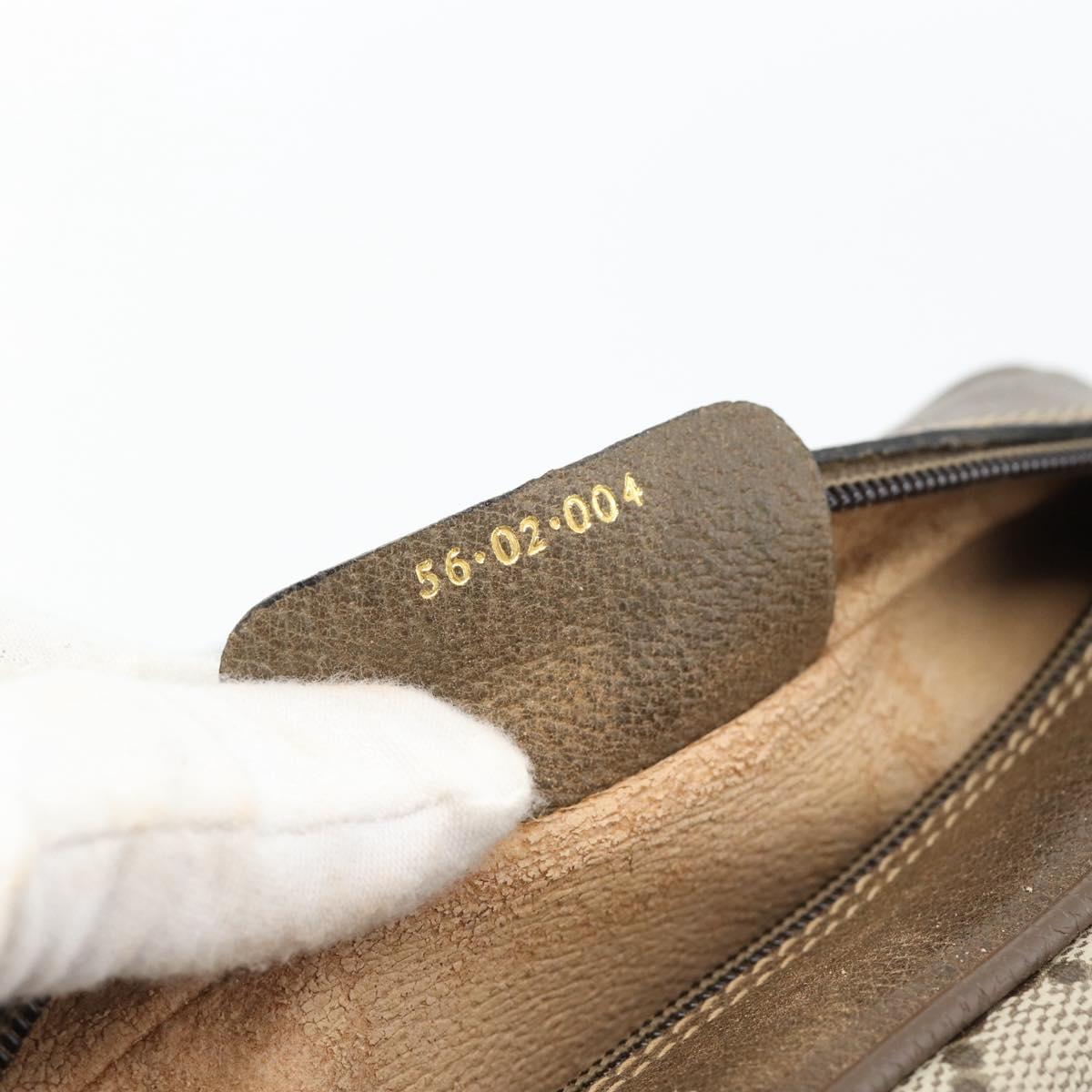 GUCCI GG Supreme Web Sherry Line Bag PVC Beige Gold 56 02 004 Auth 181982