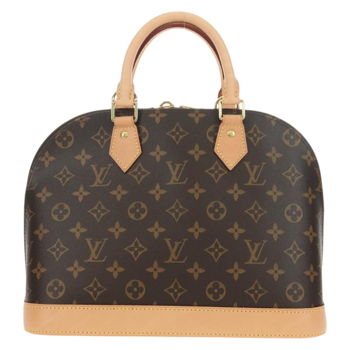 LOUIS VUITTON Monogram Alma PM Hand Bag M53151 LV Auth 181989SAM