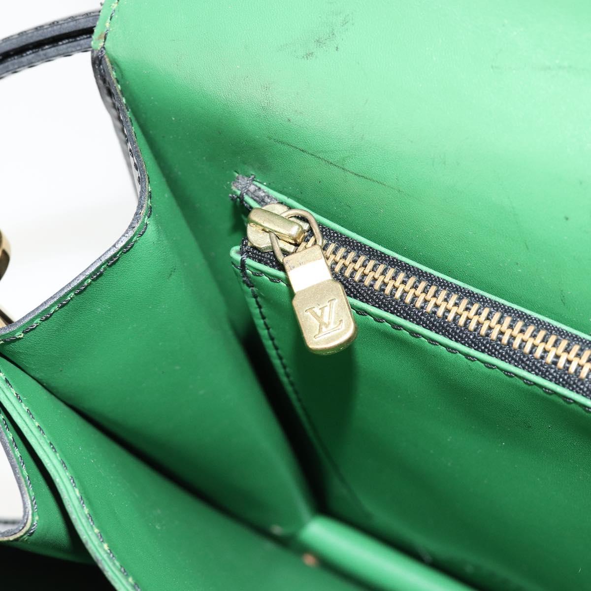 LOUIS VUITTON Epi Osh Shoulder Bag Black Green M52444 LV Auth 181997