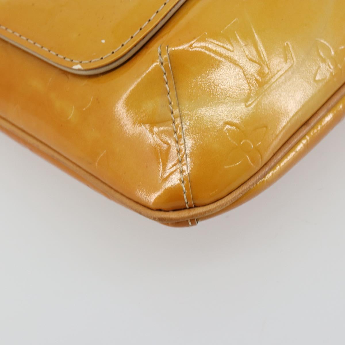 LOUIS VUITTON Monogram Vernis Thompson Street Bag Beige M91301 LV Auth 182002
