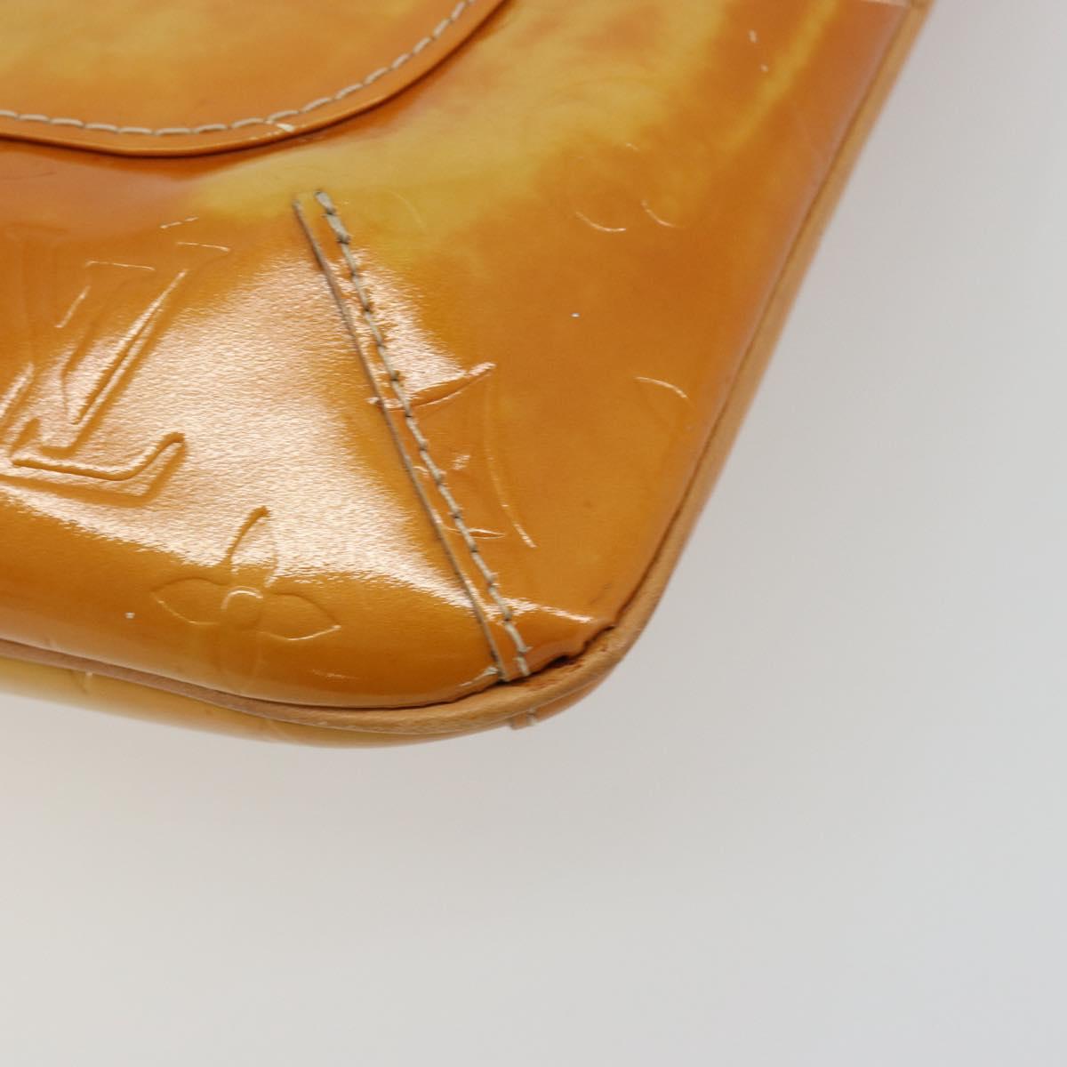 LOUIS VUITTON Monogram Vernis Thompson Street Bag Beige M91301 LV Auth 182002