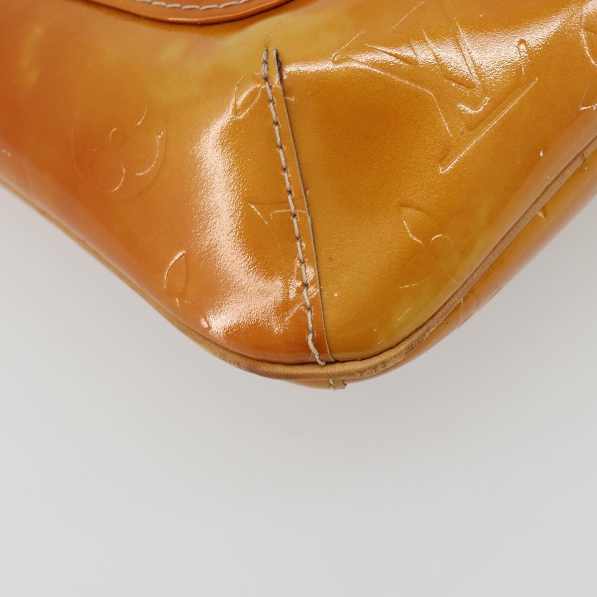 LOUIS VUITTON Monogram Vernis Thompson Street Bag Beige M91301 LV Auth 182002