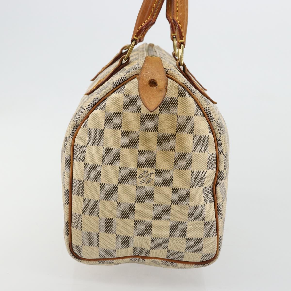 LOUIS VUITTON Damier Azur Speedy 25 Hand Bag N41534 LV Auth 182004