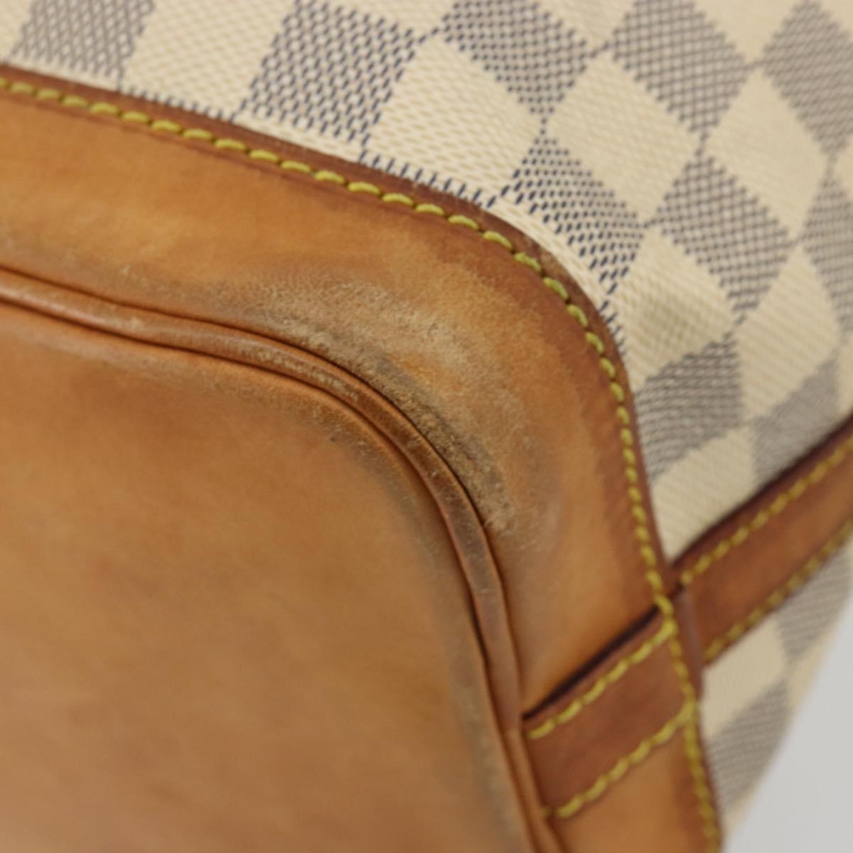 LOUIS VUITTON Damier Azur Noe BB Shoulder Bag N41220 LV Auth 182005