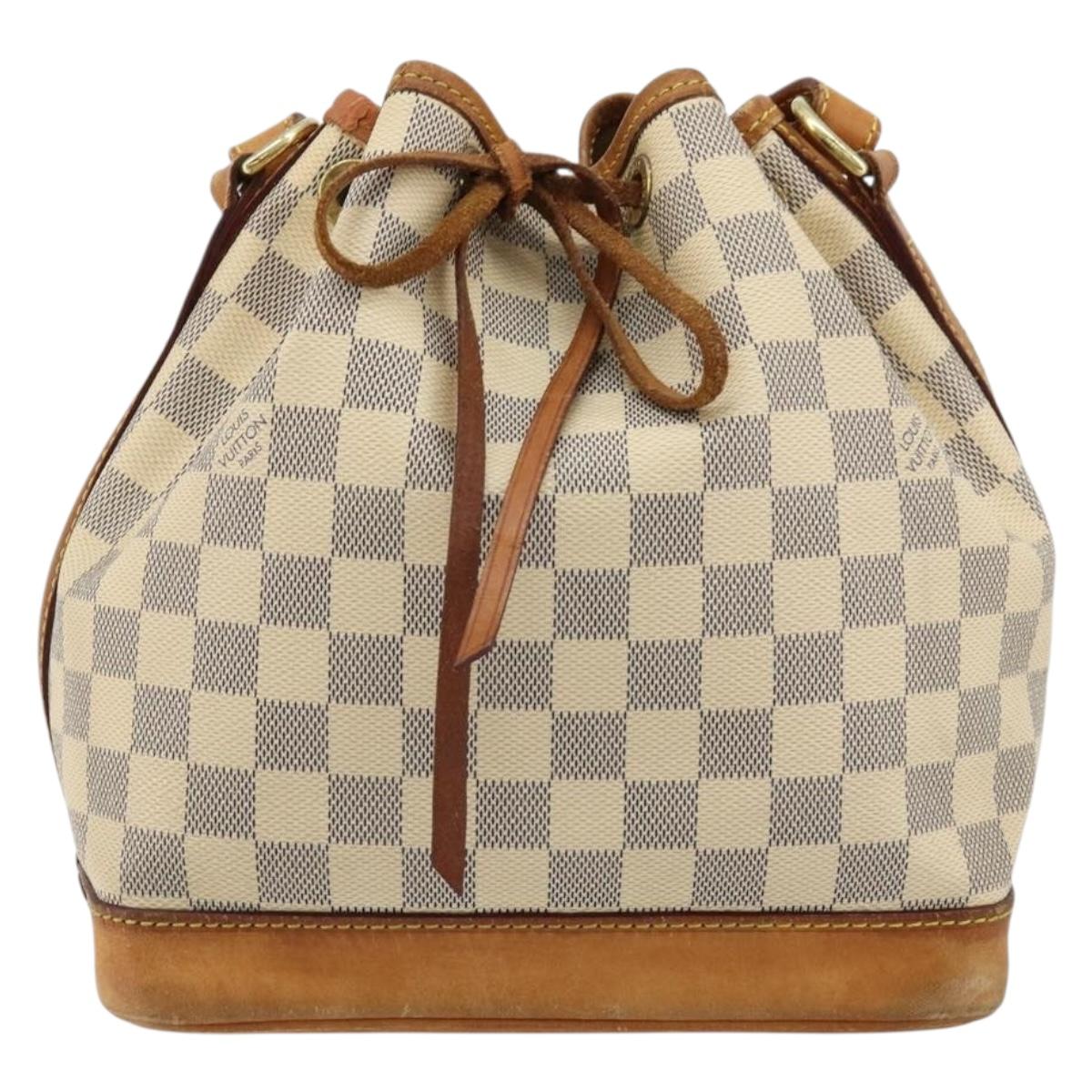 LOUIS VUITTON Damier Azur Noe BB Shoulder Bag N41220 LV Auth 182005