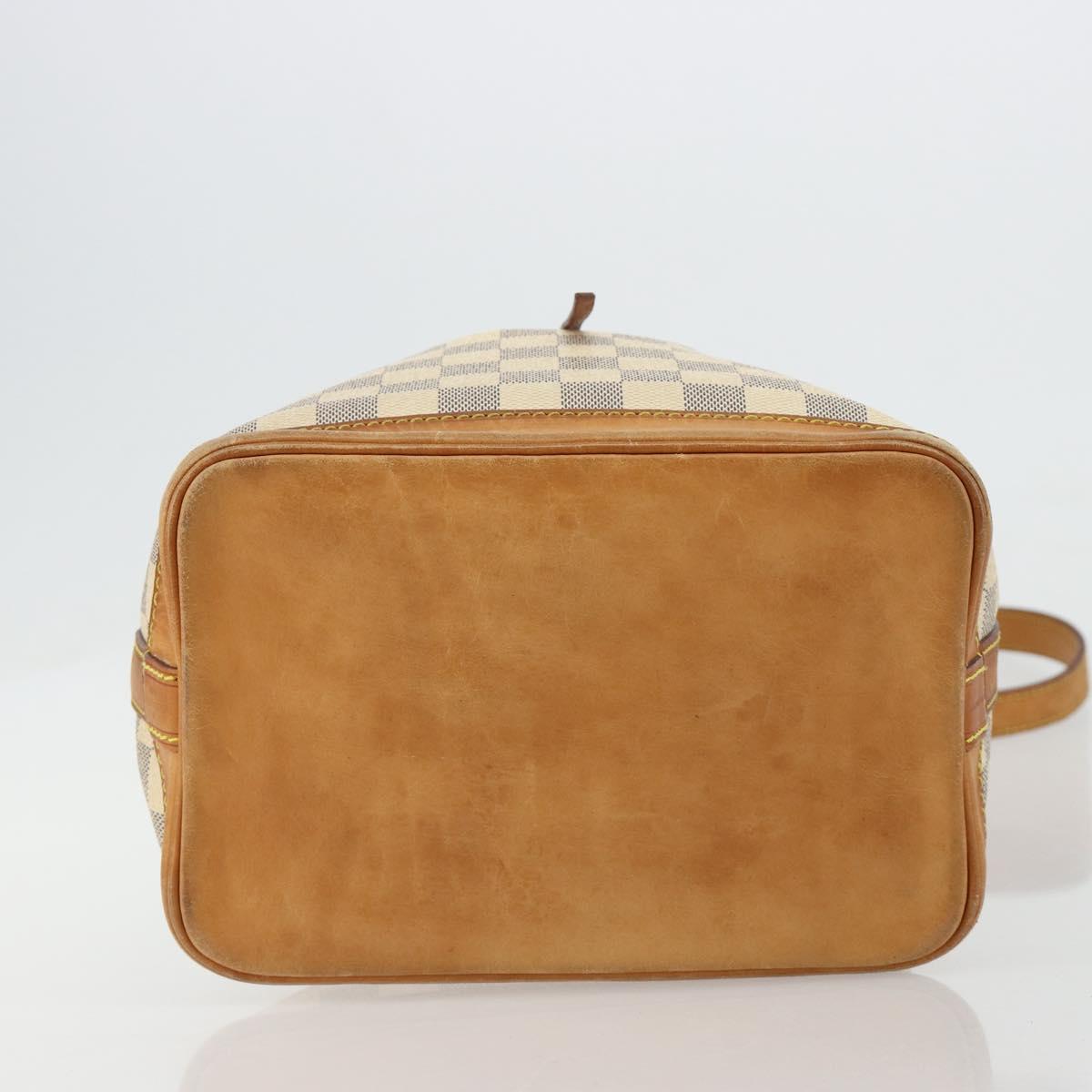 LOUIS VUITTON Damier Azur Noe BB Shoulder Bag N41220 LV Auth 182005