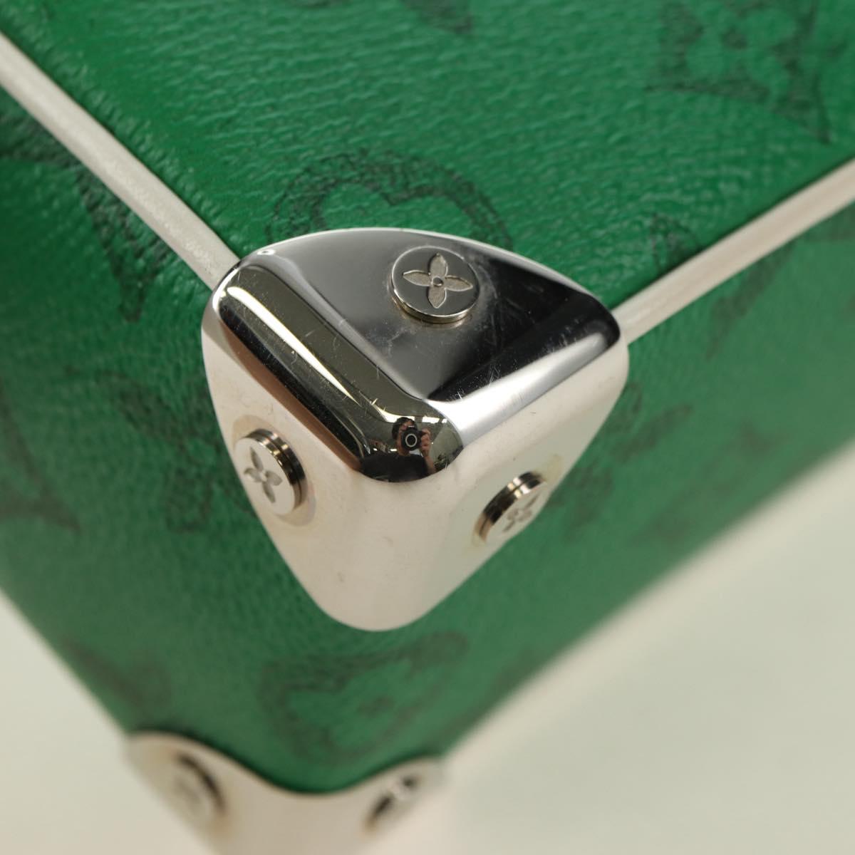 LOUIS VUITTON Monogram Everyday Mini Soft Trunk Bag Green M80816 Auth 182008SAM