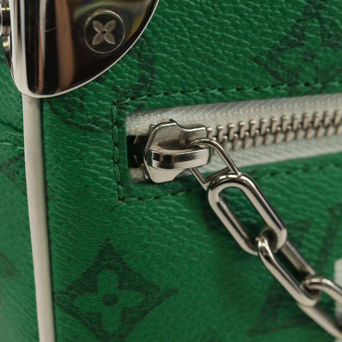 LOUIS VUITTON Monogram Everyday Mini Soft Trunk Bag Green M80816 Auth 182008SAM