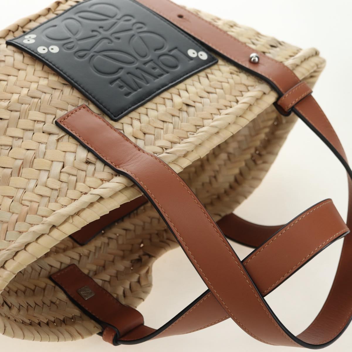LOEWE Studio Ghibli Collaboration Hand Bag Raffia Beige Auth 182023SM