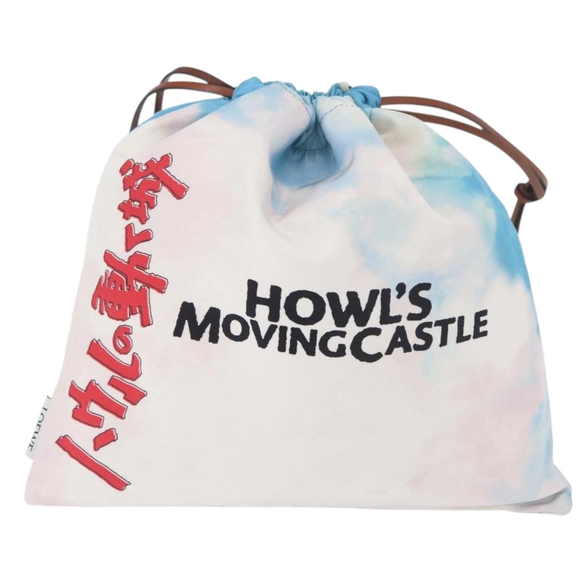 LOEWE Studio Ghibli Collaboration Purse Pouch Nylon Blue Auth 182024SM
