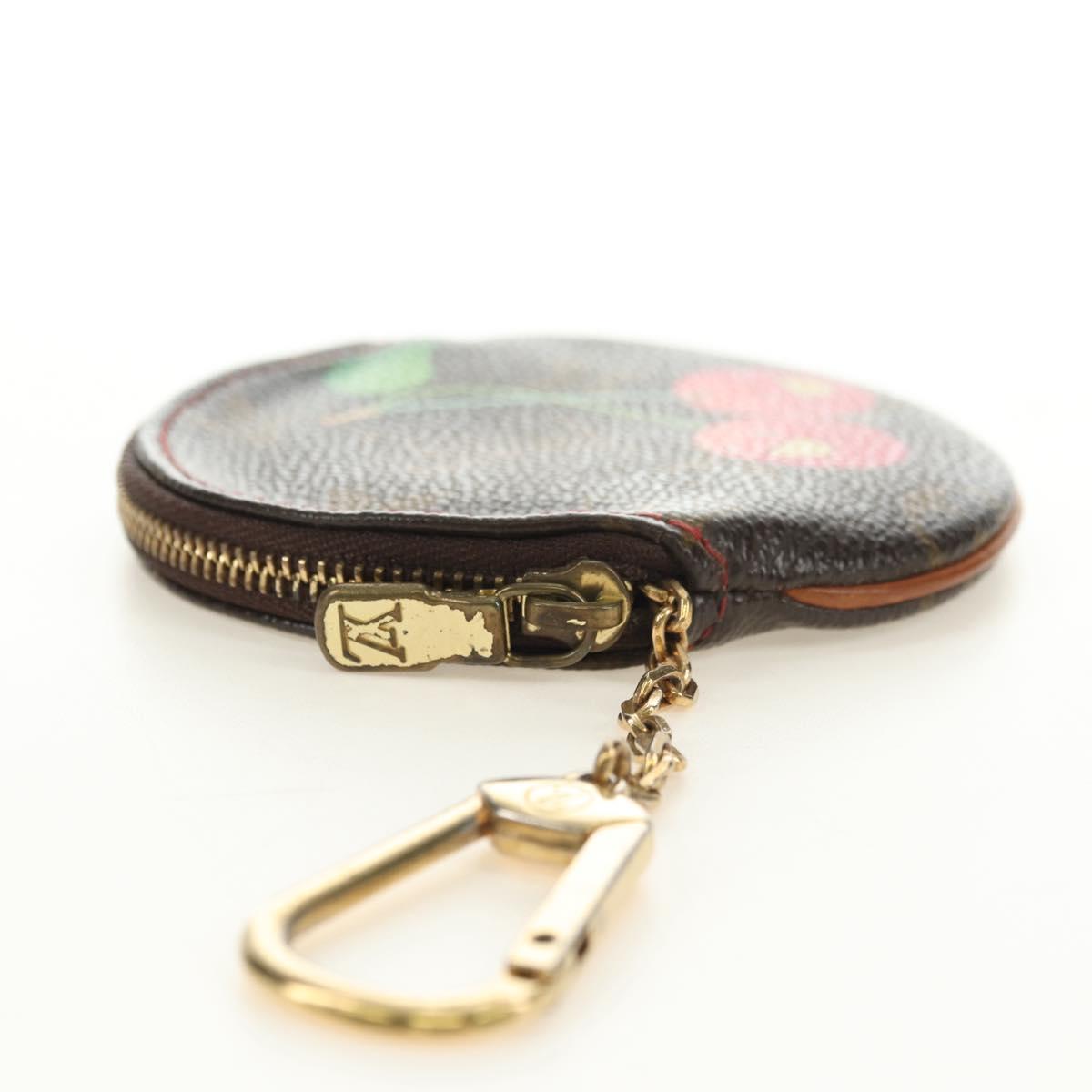LOUIS VUITTON Monogram Cherry Porte Monnaie Ron Coin Purse M95043 Auth 182052V