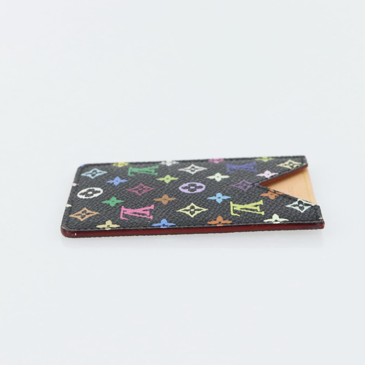 LOUIS VUITTON Monogram Multicolor Etui Miroir Mirror Black M92651 Auth 182055A