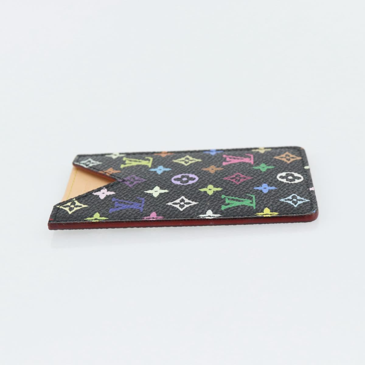 LOUIS VUITTON Monogram Multicolor Etui Miroir Mirror Black M92651 Auth 182055A