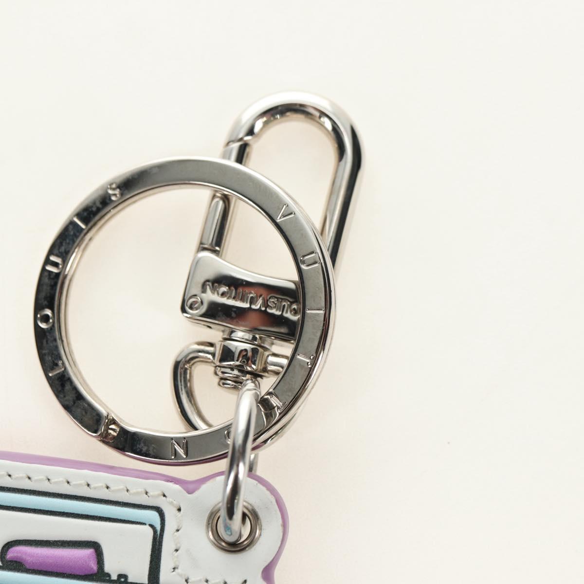 LOUIS VUITTON Monogram Comics Key Holder Purple MP3456 LV Auth 182056M