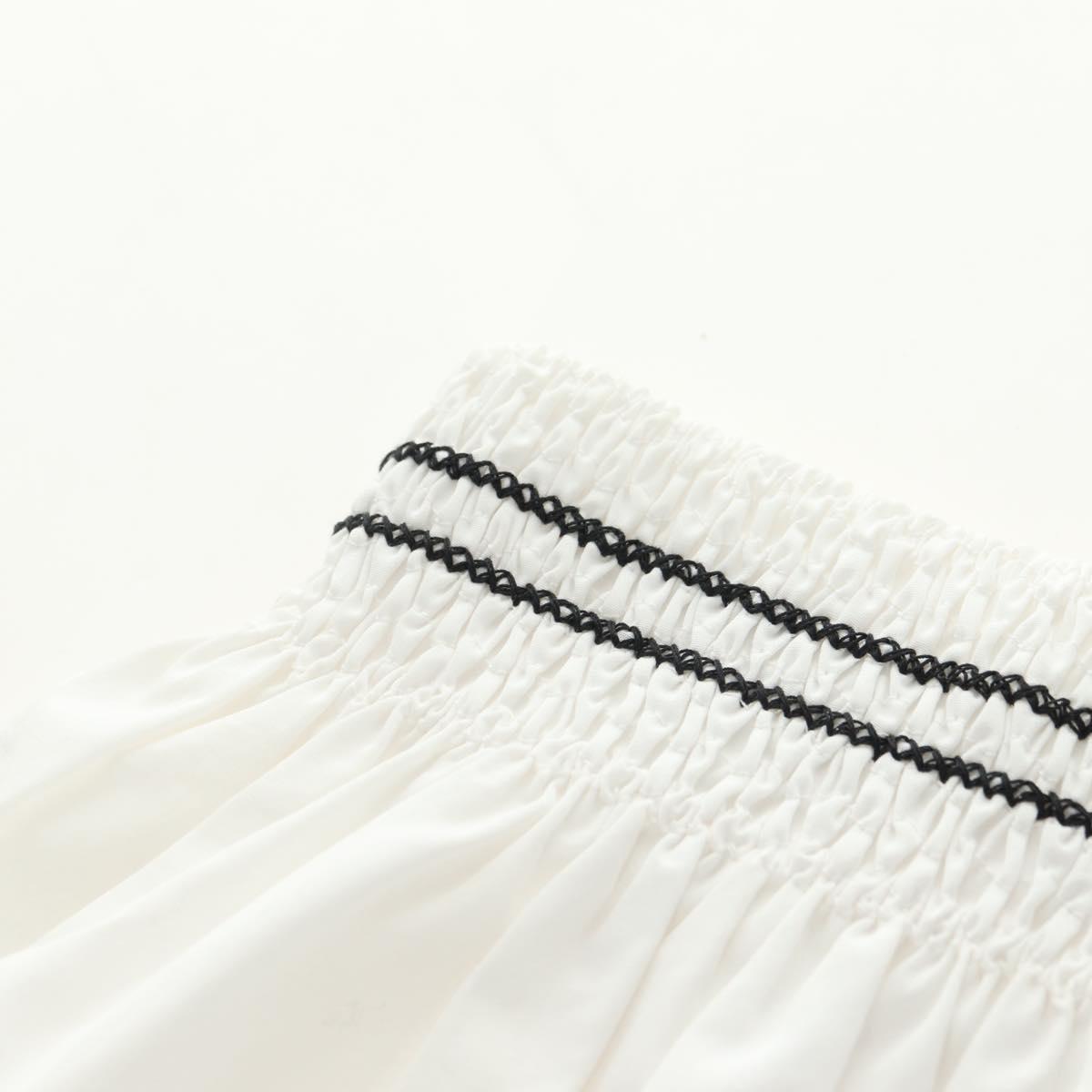 Miu Miu Skirt Cotton White Auth 182059M