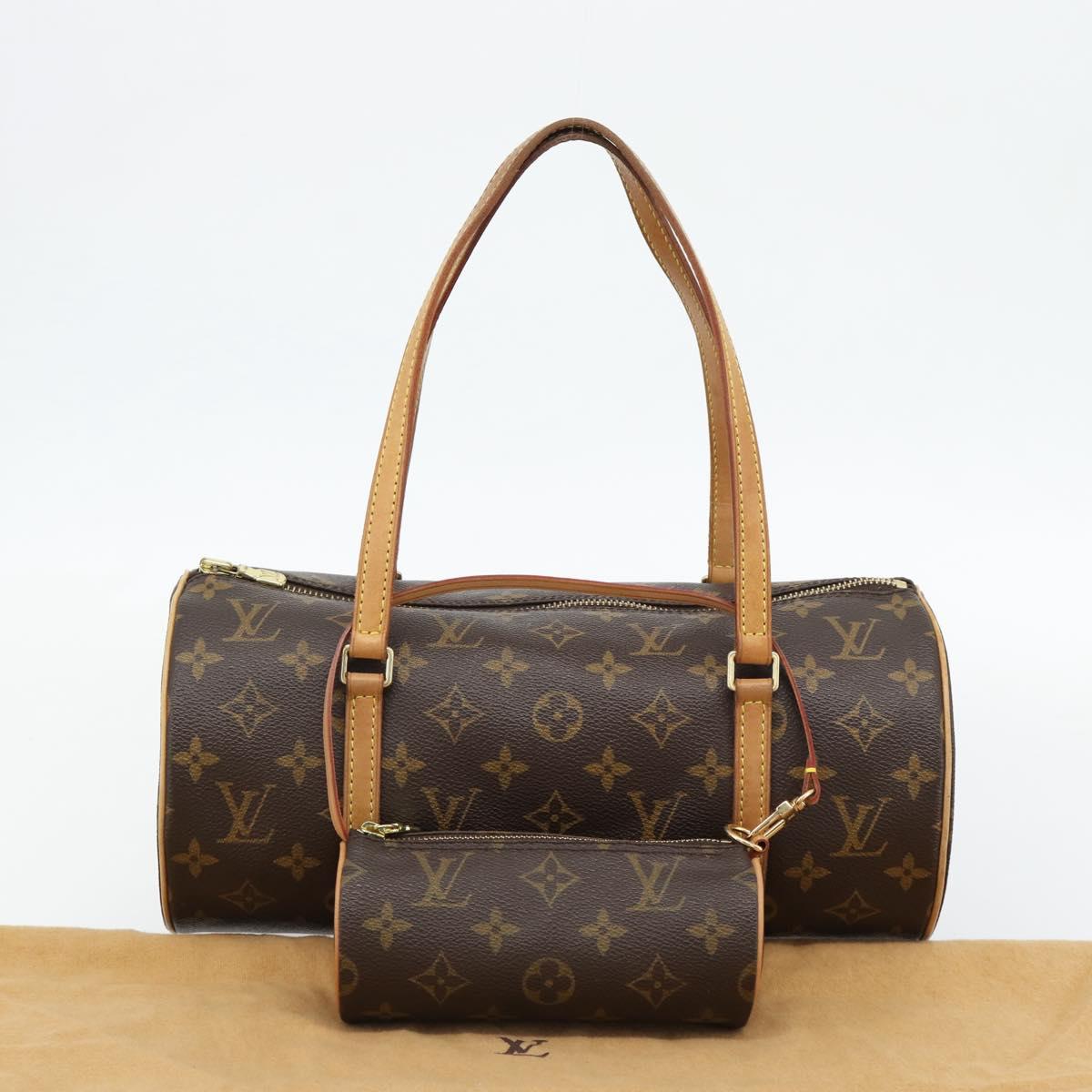 LOUIS VUITTON Monogram Papillon 30 Hand Bag M51385 LV Auth 182117V
