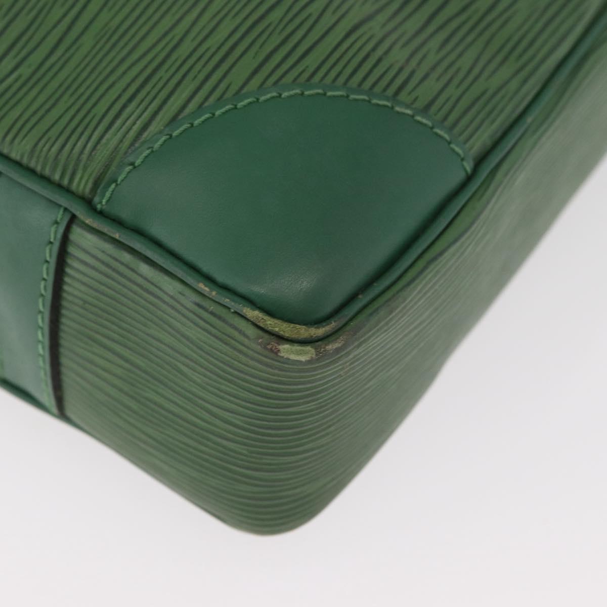 LOUIS VUITTON Epi Porte Documents Voyage Business Bag Green M54474 Auth 182153