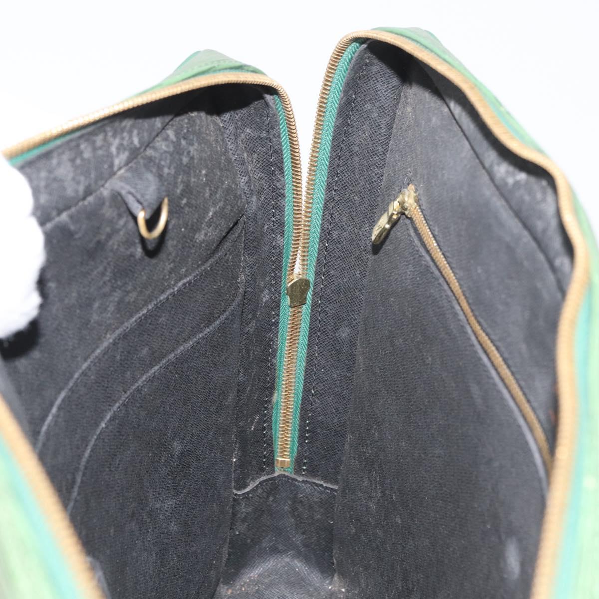 LOUIS VUITTON Epi Porte Documents Voyage Business Bag Green M54474 Auth 182153