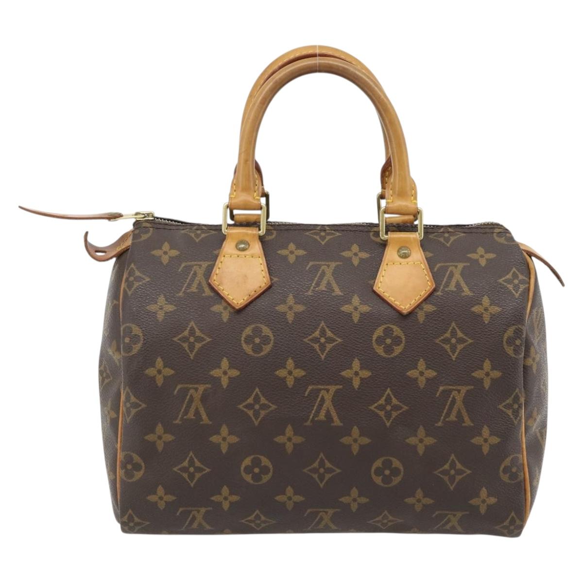LOUIS VUITTON Monogram Speedy 25 Hand Bag M41528 LV Auth 182161A