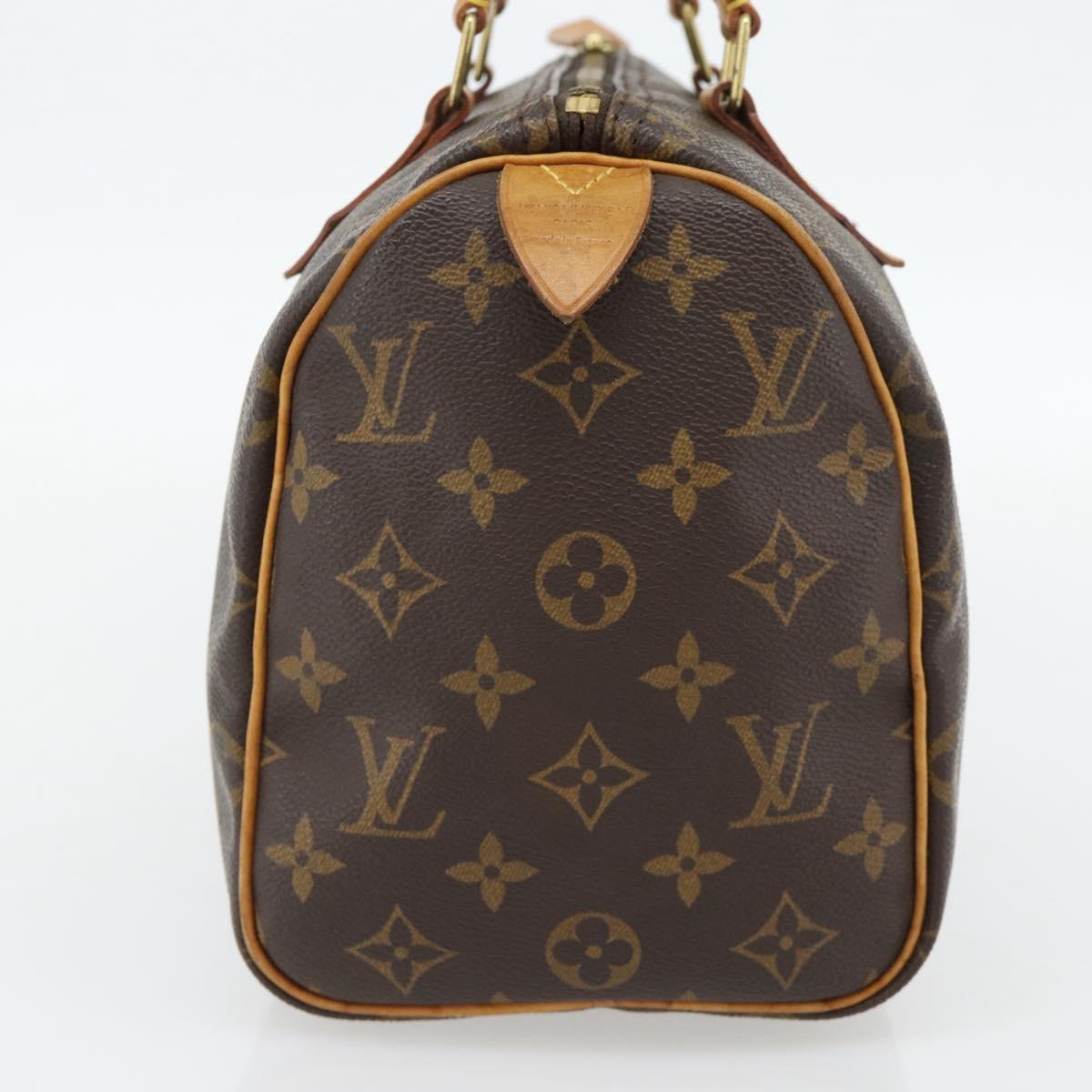 LOUIS VUITTON Monogram Speedy 25 Hand Bag M41528 LV Auth 182161A
