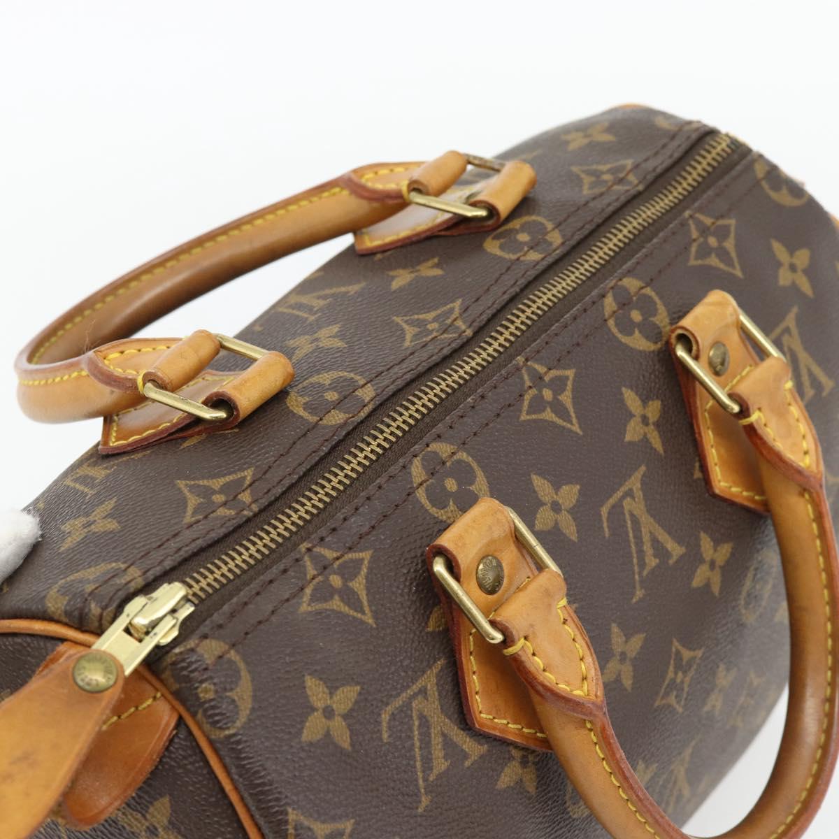 LOUIS VUITTON Monogram Speedy 25 Hand Bag M41528 LV Auth 182161A