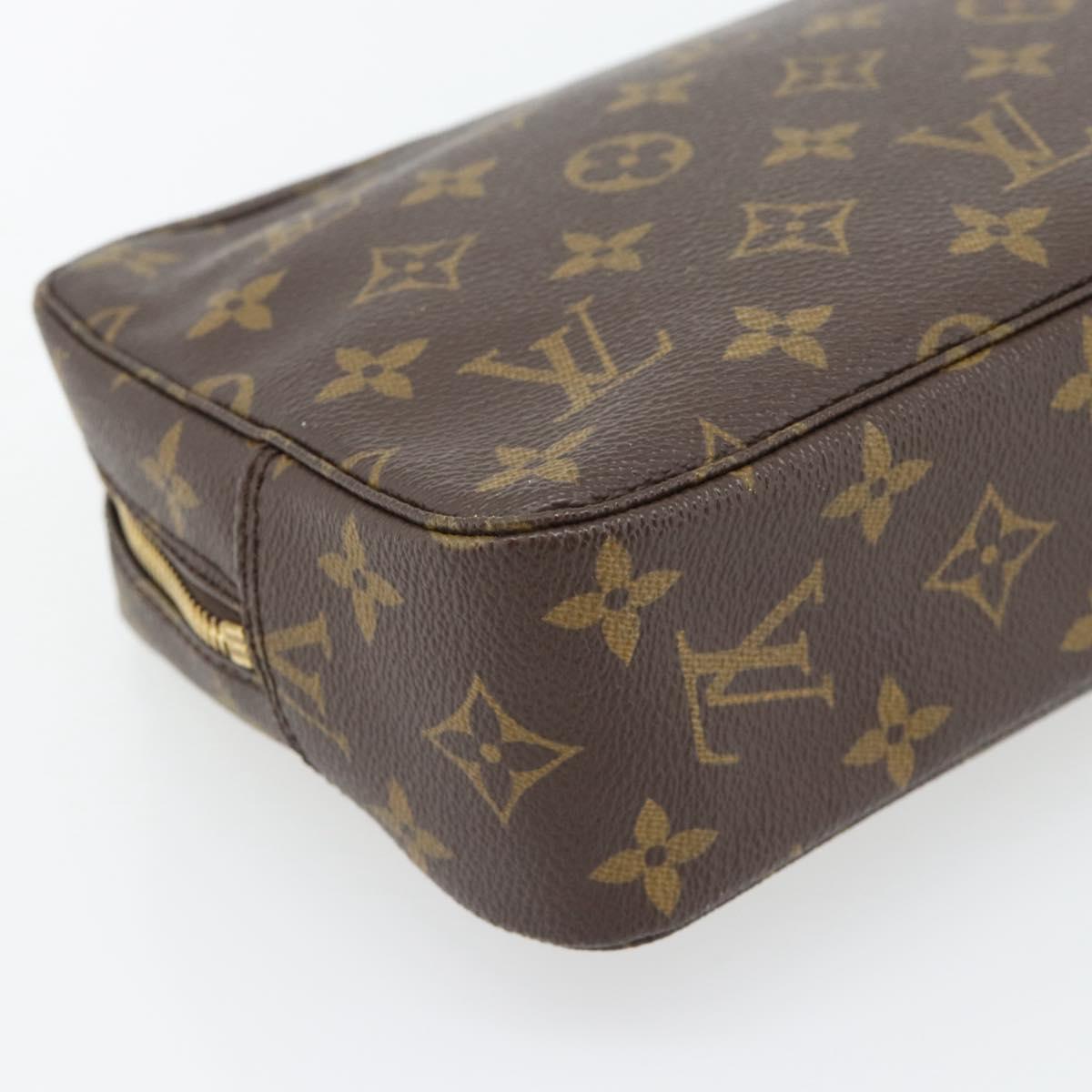 LOUIS VUITTON Monogram Trousse Toilette 23 Clutch Bag M47524 LV Auth 182162A