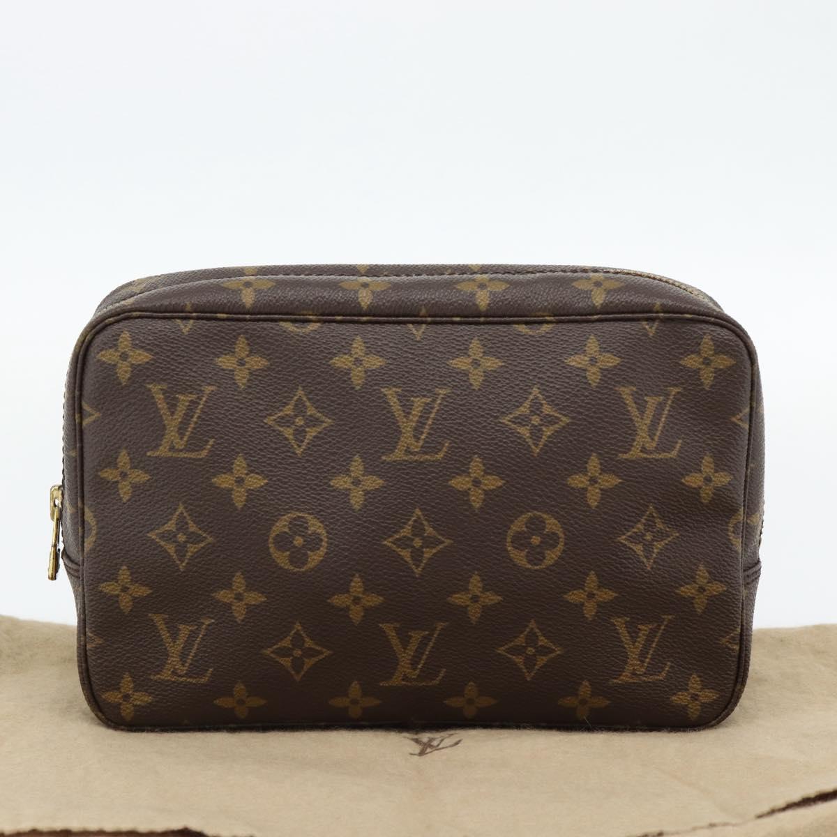 LOUIS VUITTON Monogram Trousse Toilette 23 Clutch Bag M47524 LV Auth 182162A