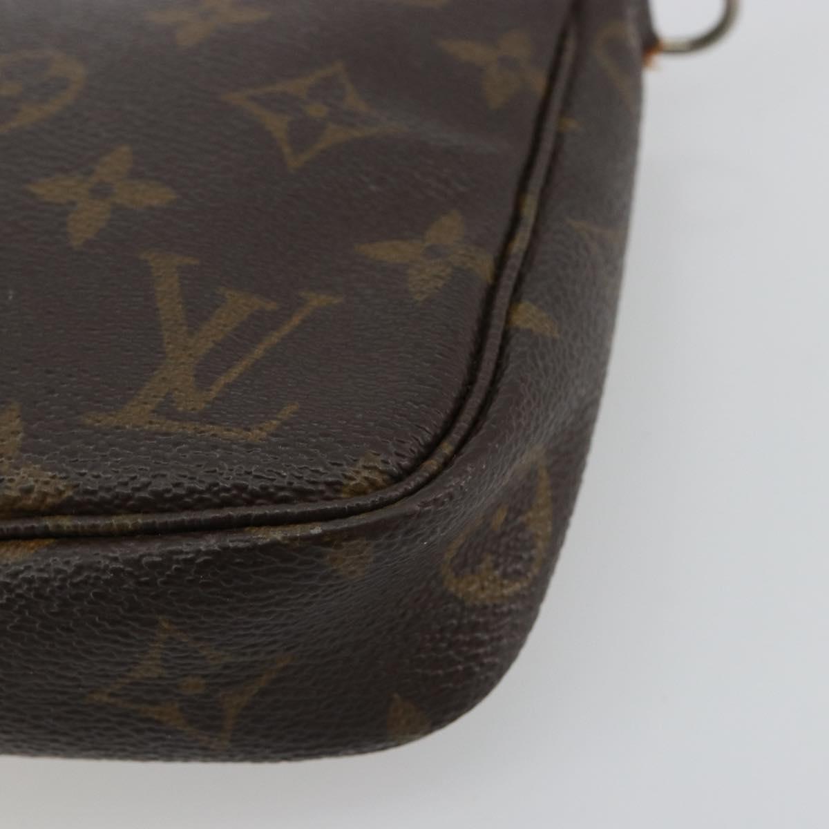 LOUIS VUITTON Monogram Pochette Accessoires Accessory Pouch M51980 Auth 182165