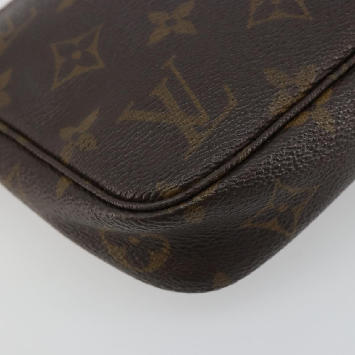 LOUIS VUITTON Monogram Pochette Accessoires Accessory Pouch M51980 Auth 182165