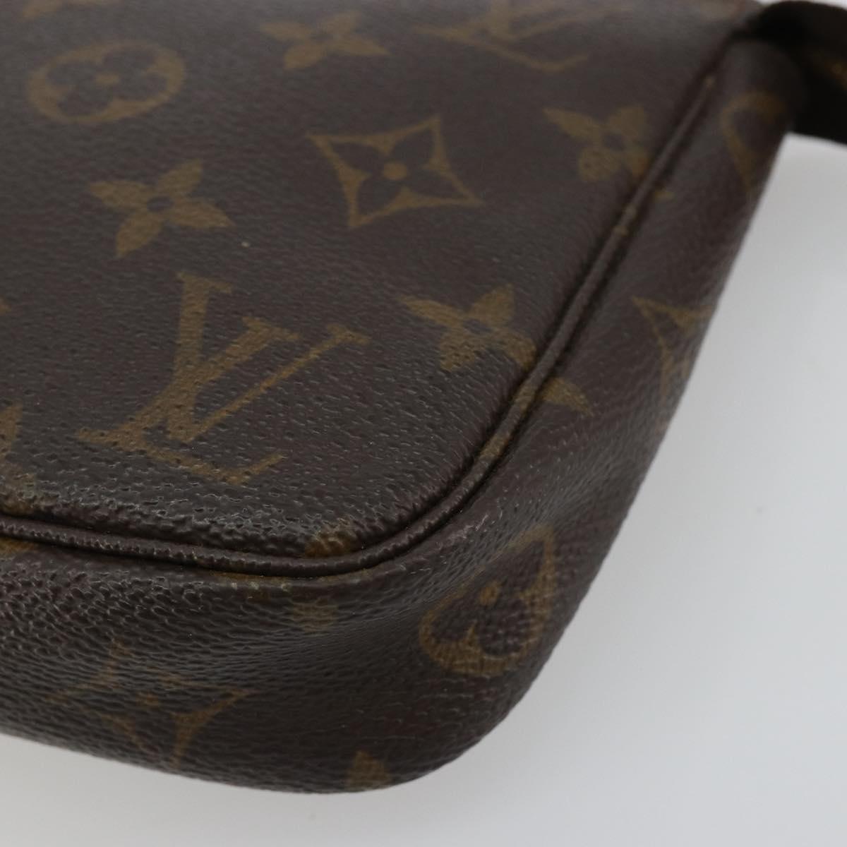 LOUIS VUITTON Monogram Pochette Accessoires Accessory Pouch M51980 Auth 182165