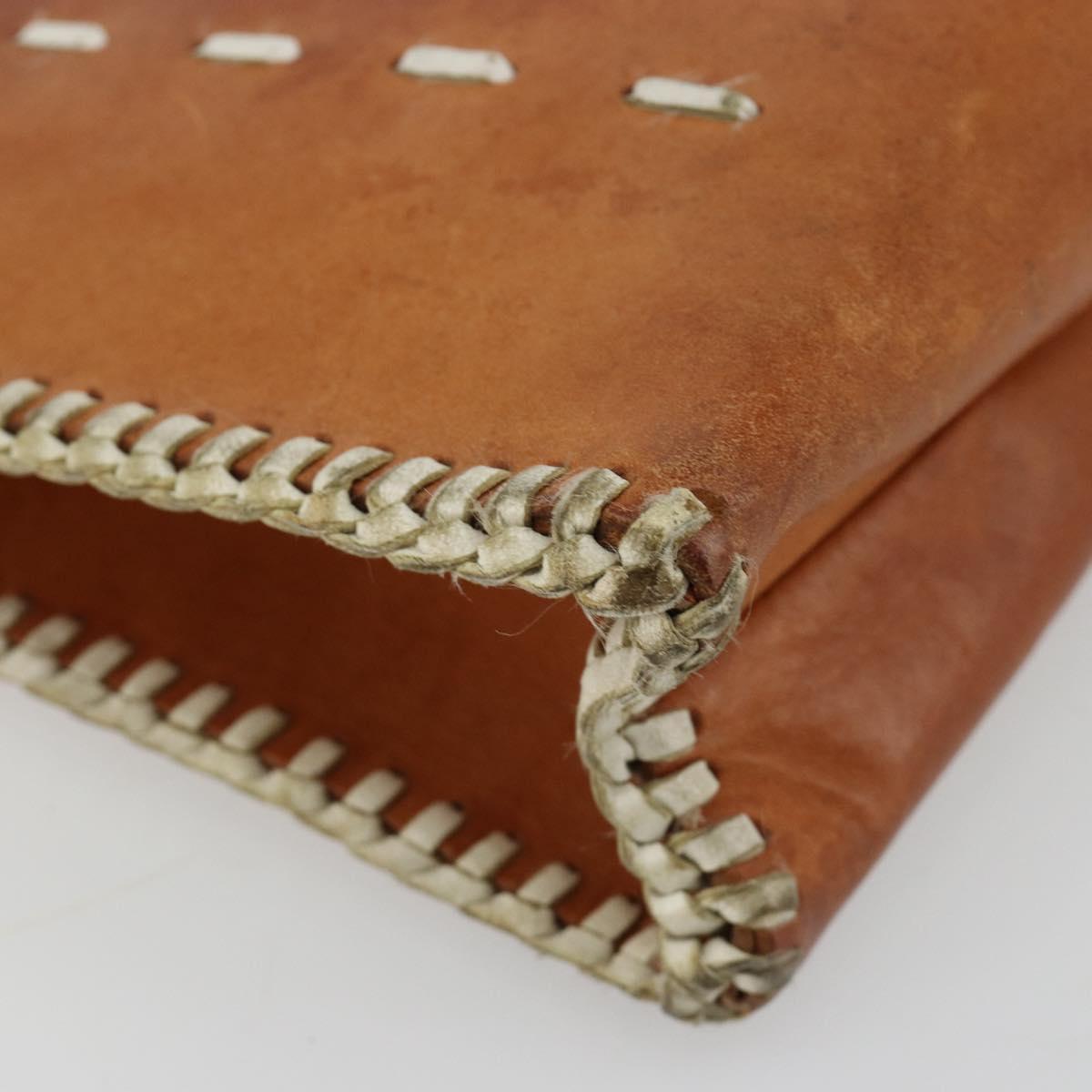 Miu Miu Hand Bag Leather Brown Auth 182176