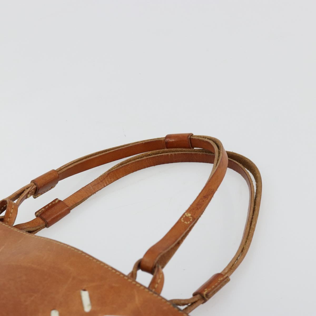 Miu Miu Hand Bag Leather Brown Auth 182176