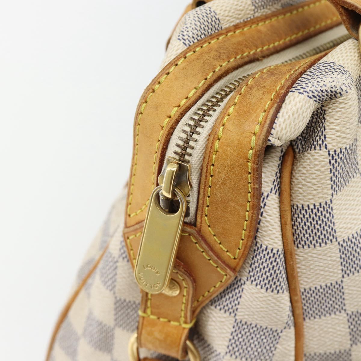 LOUIS VUITTON Damier Azur Stresa PM Tote Bag M51188 LV Auth 182197