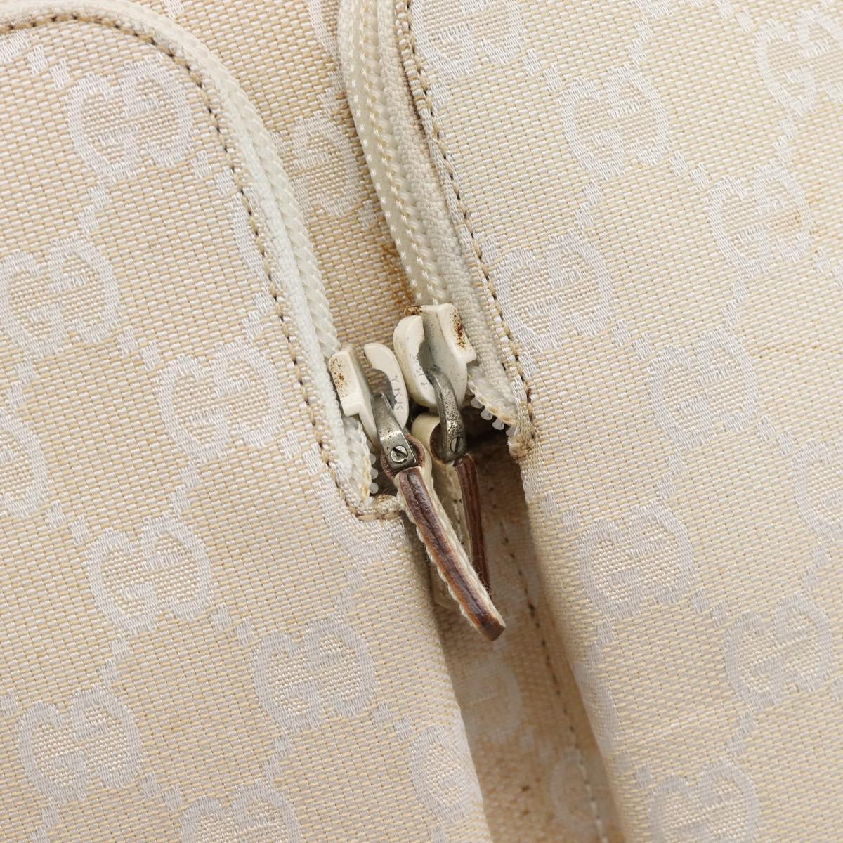 GUCCI GG Canvas Tote Bag Ivory 002 1076 2684 Auth 182212