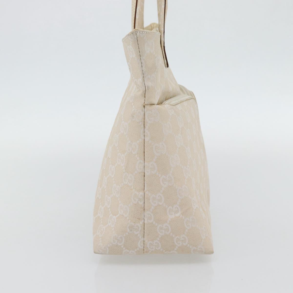 GUCCI GG Canvas Tote Bag Ivory 002 1076 2684 Auth 182212