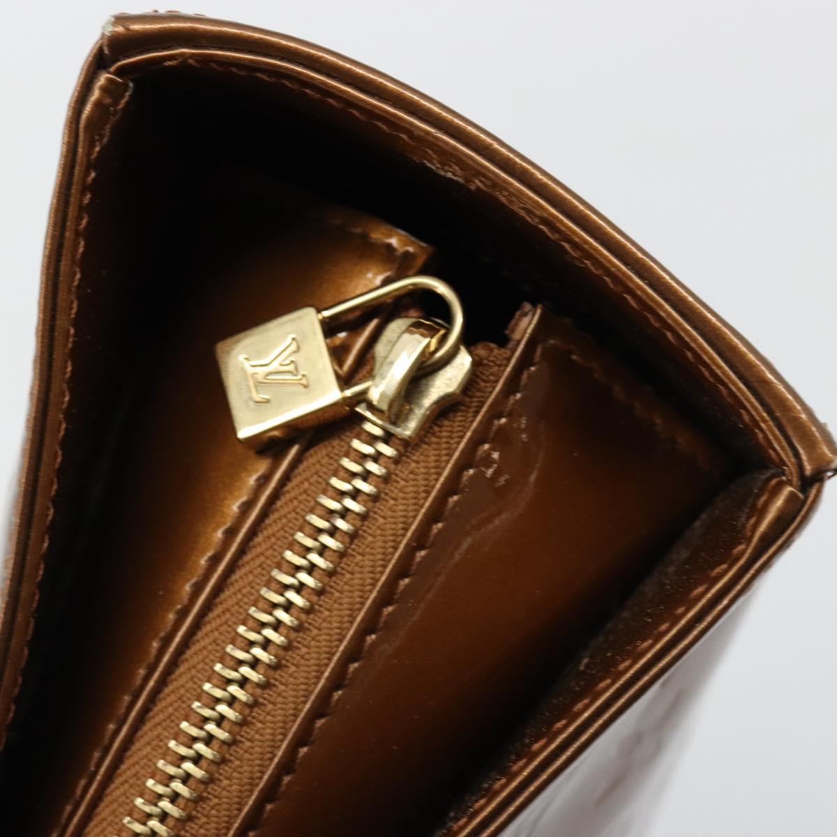 LOUIS VUITTON Monogram Vernis Columbus Tote Bag Bronze M91134 LV Auth 182266