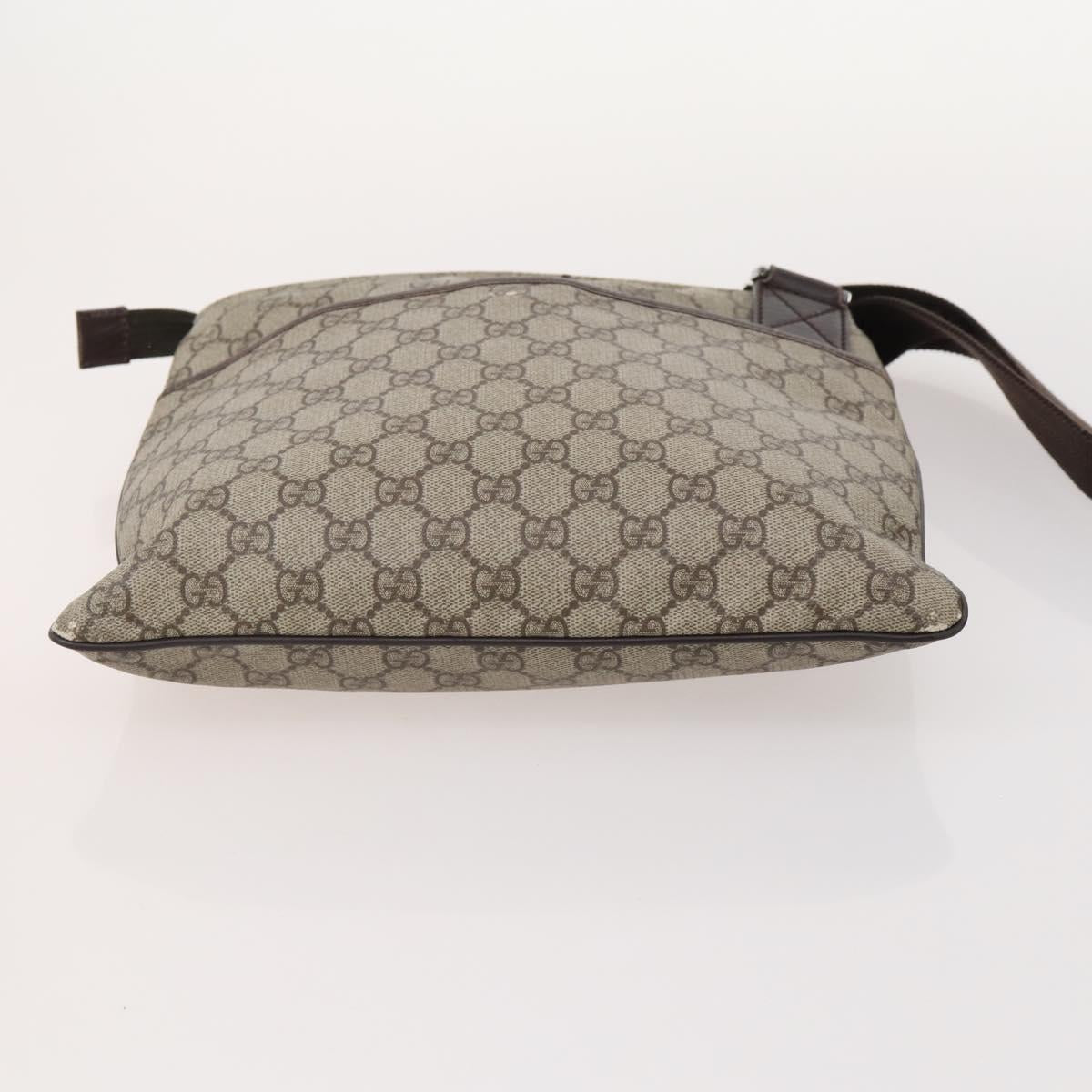 GUCCI GG Supreme GG Canvas Web Sherry Line Bag Nylon 5 Set Beige Auth 182268