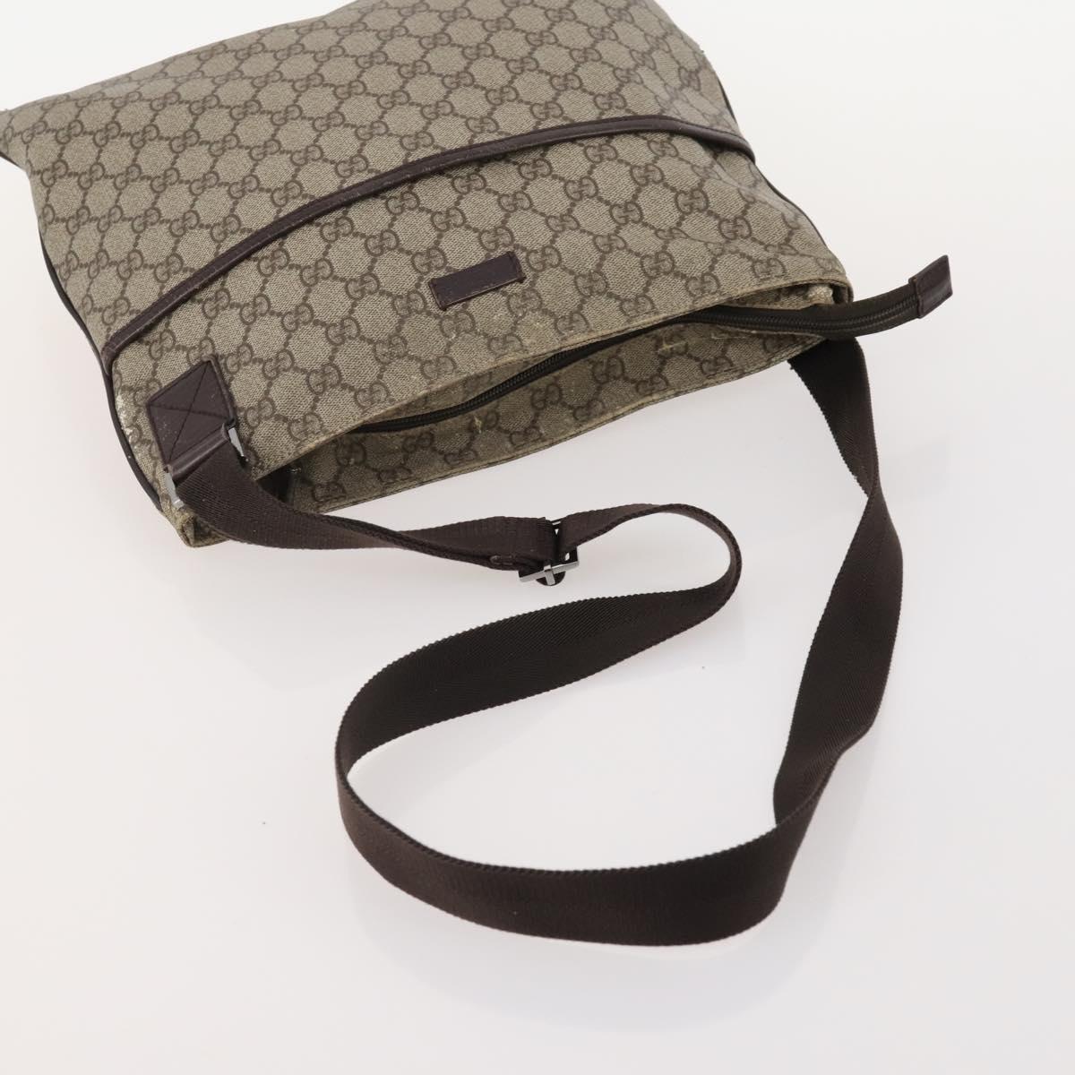 GUCCI GG Supreme GG Canvas Web Sherry Line Bag Nylon 5 Set Beige Auth 182268