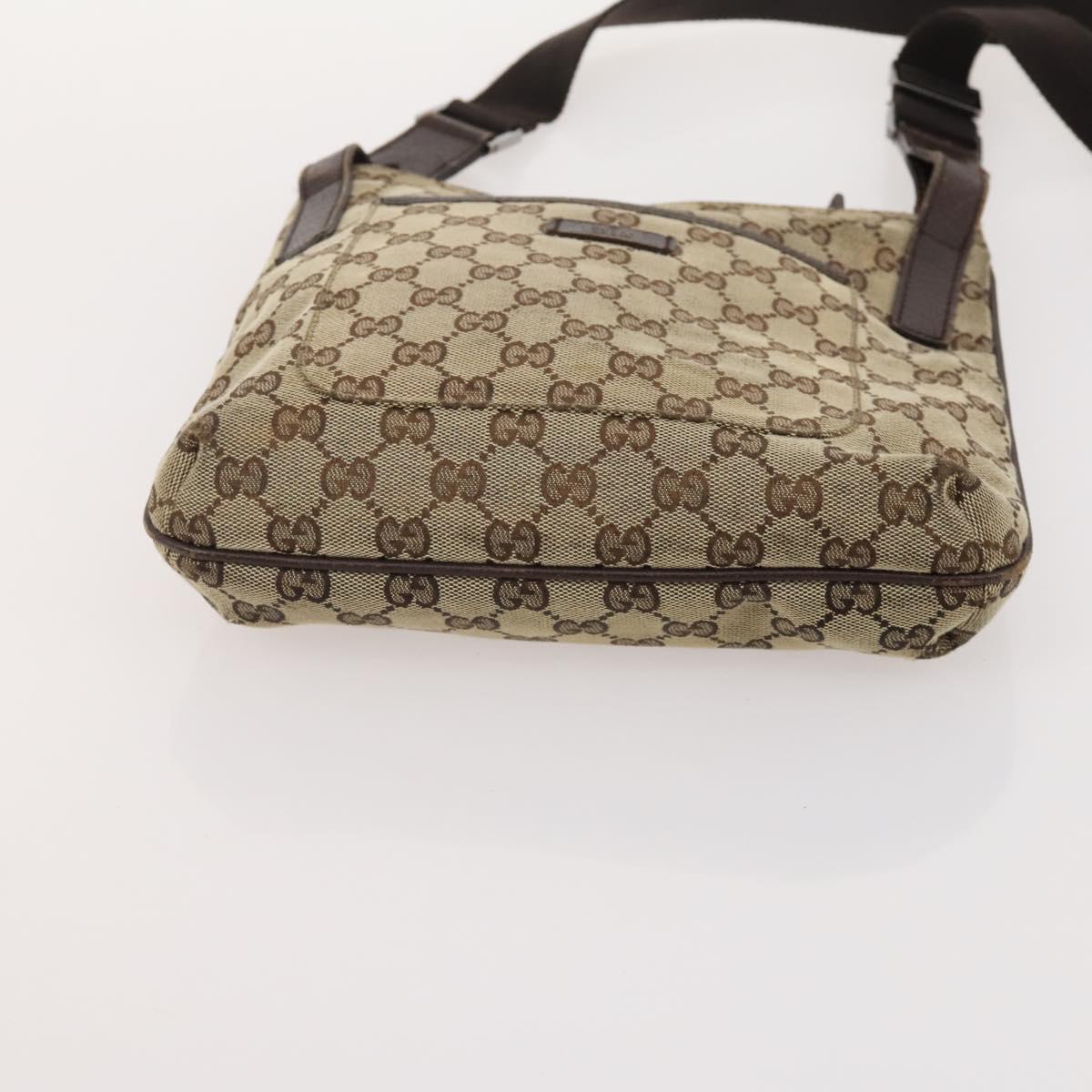 GUCCI GG Supreme GG Canvas Web Sherry Line Bag Nylon 5 Set Beige Auth 182268