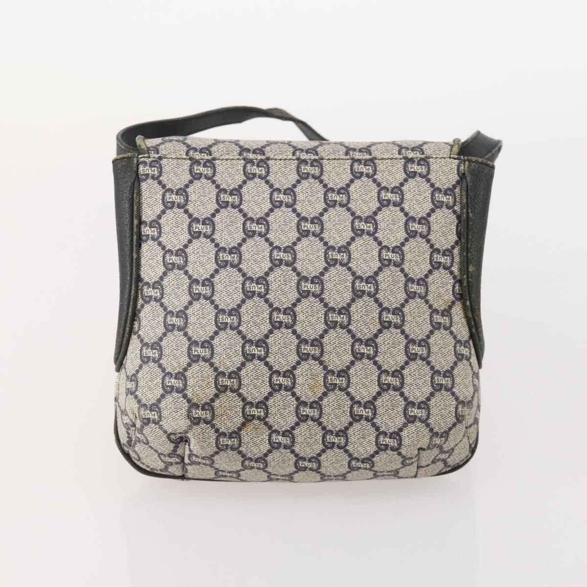 GUCCI GG Plus Supreme Web Sherry Line Bag Leather PVC Nylon 6 Set Auth 182271