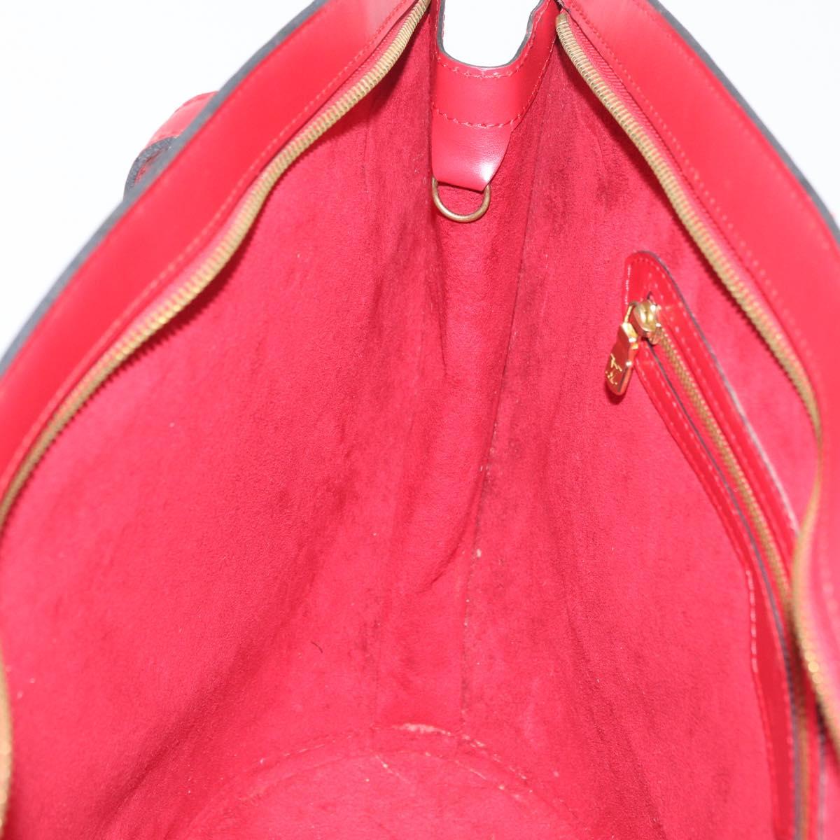 LOUIS VUITTON Epi Saint Jacques Shopping Shoulder Bag Red M52277 LV Auth 182290