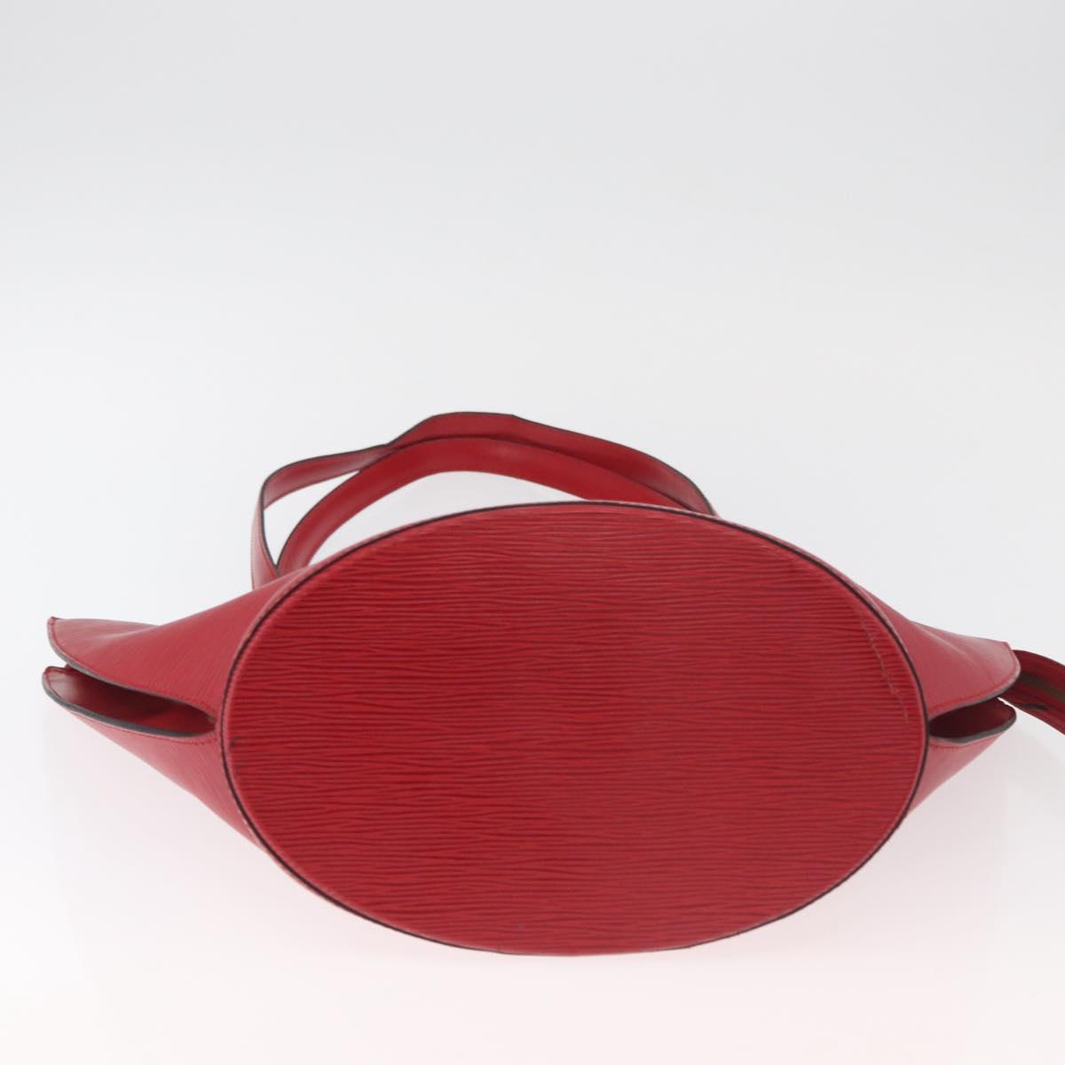 LOUIS VUITTON Epi Saint Jacques Shopping Shoulder Bag Red M52277 LV Auth 182290