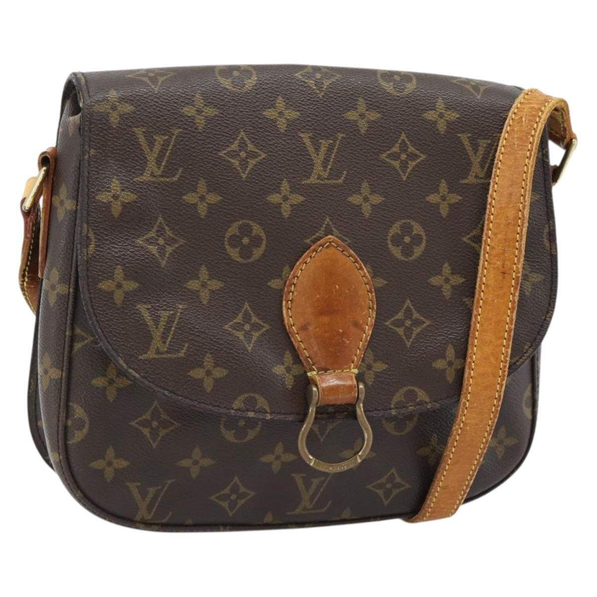LOUIS VUITTON Monogram Saint Cloud GM Shoulder Bag M51242 LV Auth 182291