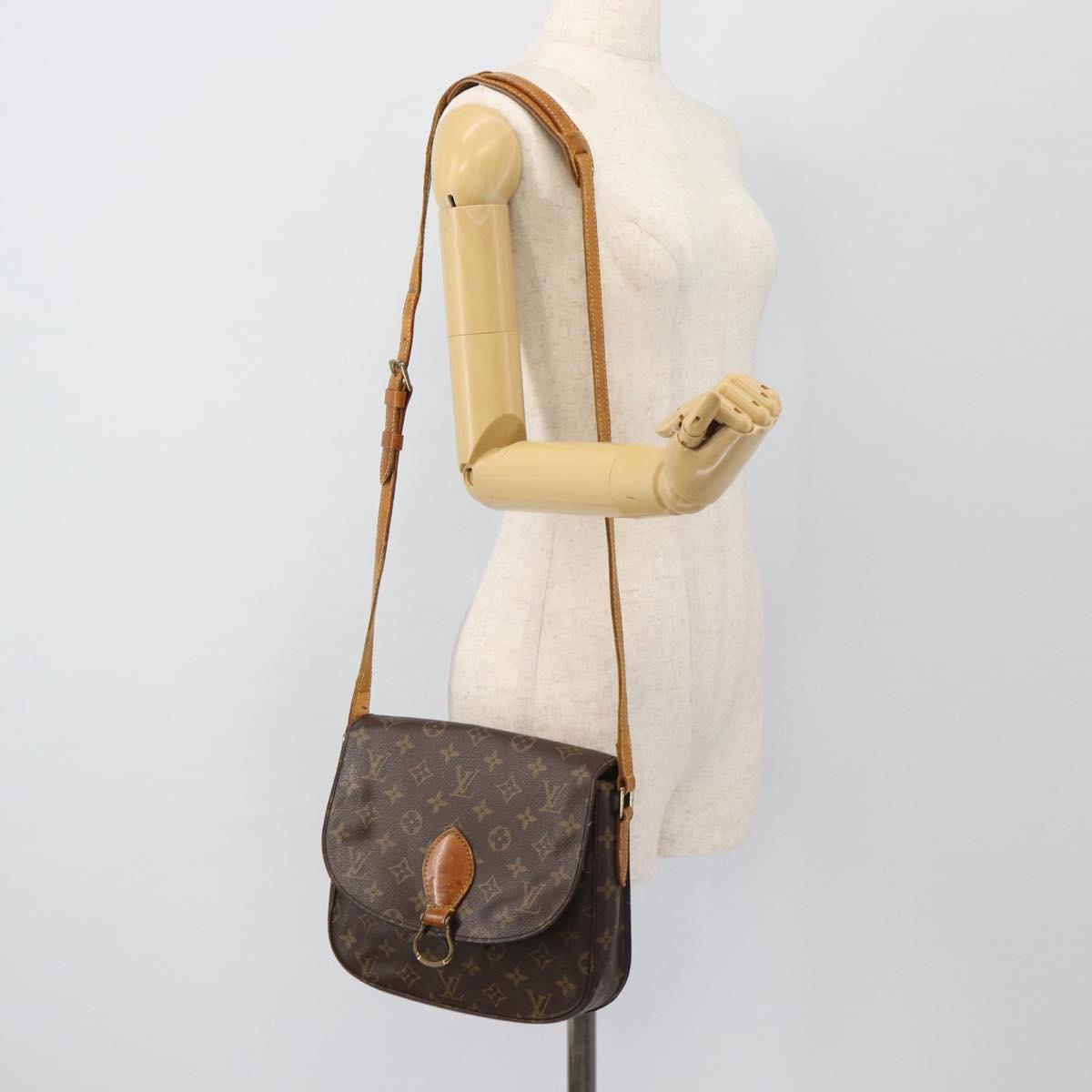 LOUIS VUITTON Monogram Saint Cloud GM Shoulder Bag M51242 LV Auth 182291