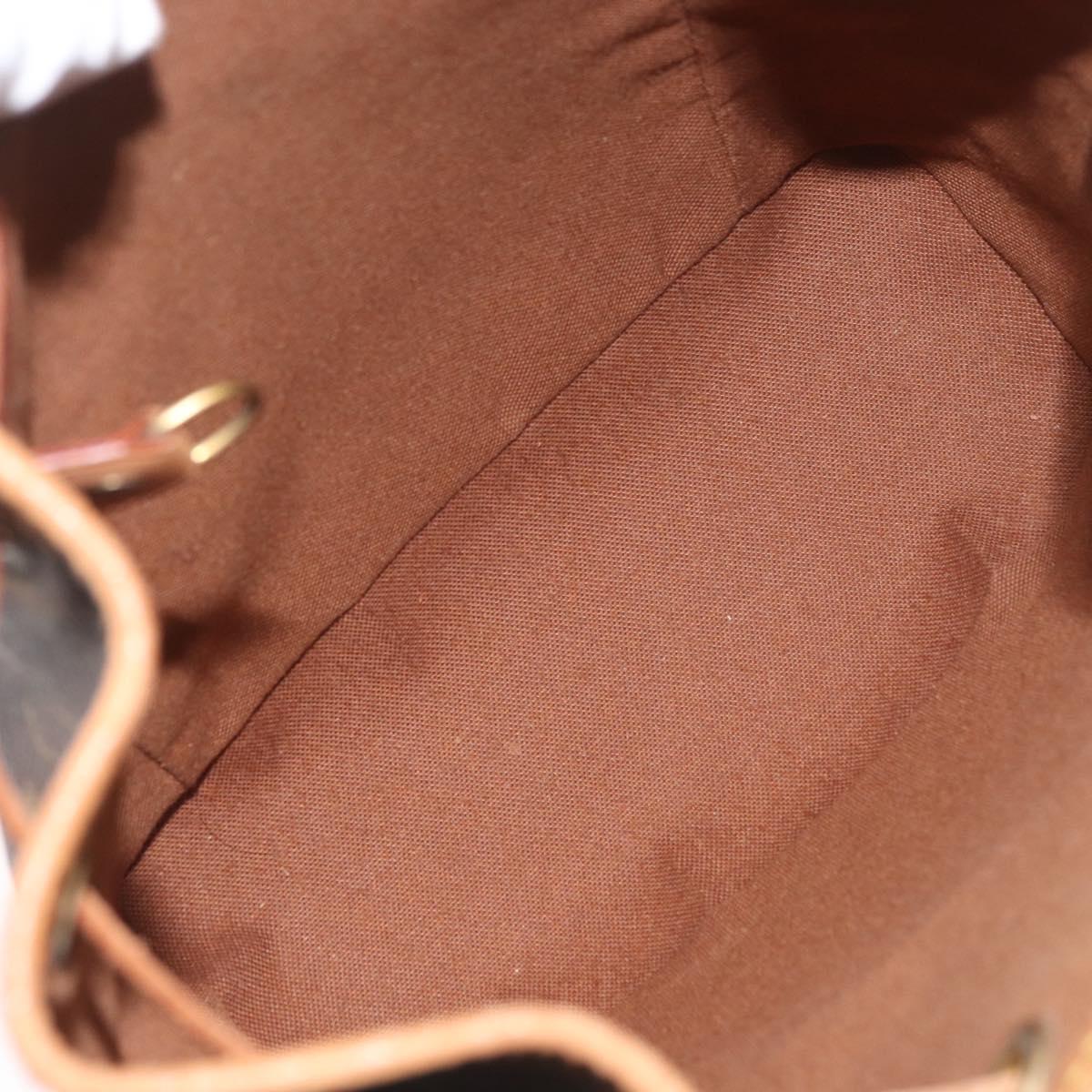 LOUIS VUITTON Monogram Montsouris PM Backpack M51137 LV Auth 182299