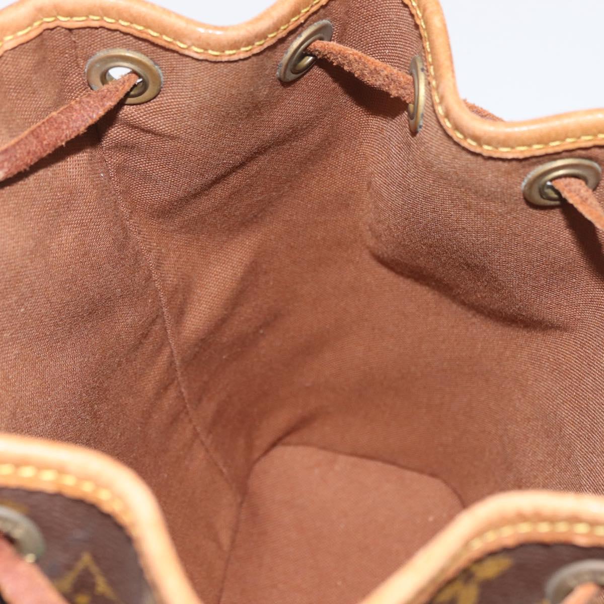 LOUIS VUITTON Monogram Montsouris PM Backpack M51137 LV Auth 182299
