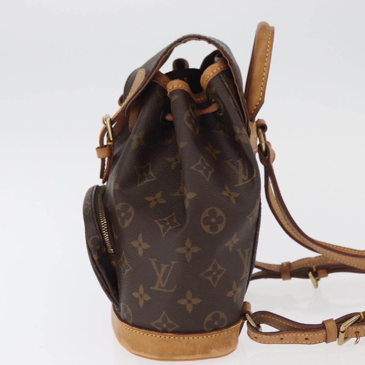 LOUIS VUITTON Monogram Montsouris PM Backpack M51137 LV Auth 182299