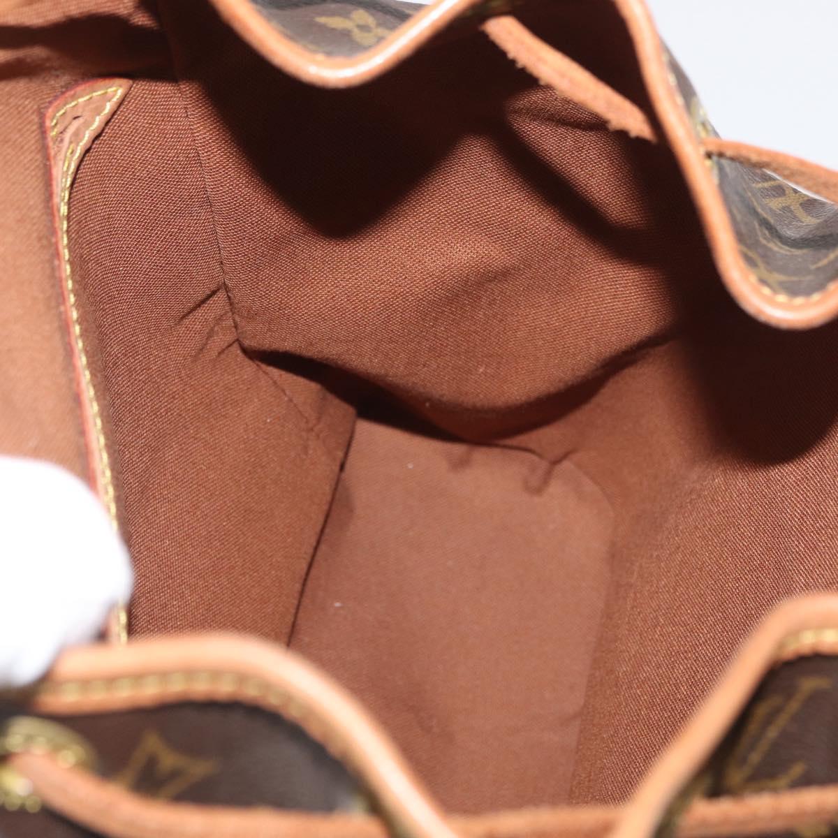LOUIS VUITTON Monogram Montsouris MM Backpack M51136 LV Auth 182301